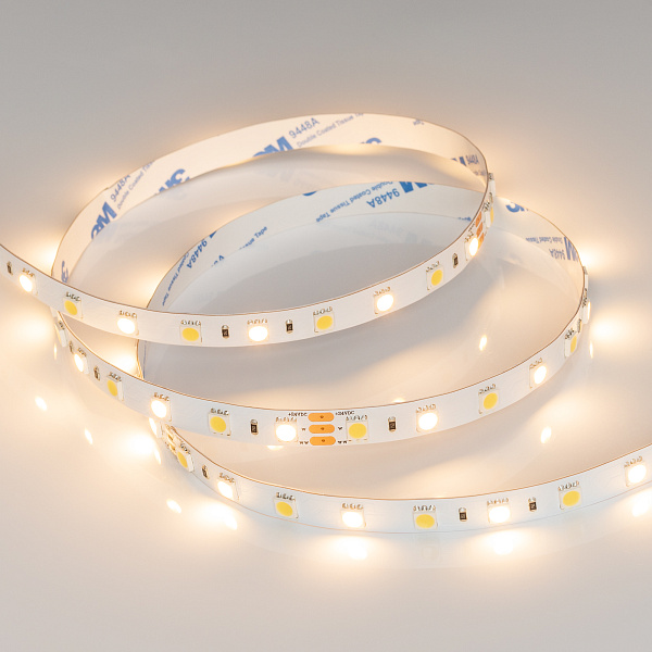 Светодиодная лента RT-B60-10mm 24V White-MIX (14.4 W/m, IP20, 5m) (Arlight, Изменяемая ЦТ) Lednikoff