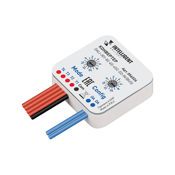 INTELLIGENT ARLIGHT Конвертер DALI-301-82-4G-4SC-D2-IN (BUS) (IARL, IP20 Пластик, 3 года) Lednikoff