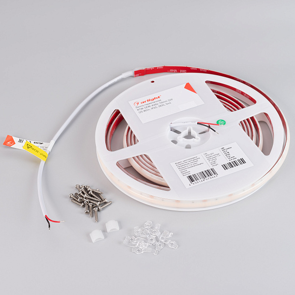Светодиодная лента герметичная RTW-SEW-A304-10mm 24V Warm3500 (25 W/m, IP65, 2835, 5m) (Arlight, 5 лет) Lednikoff