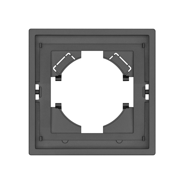 Рамка пластиковая FRM-TENDO-SFPL-1-GR (Arlight, Матовый графитовый) Lednikoff