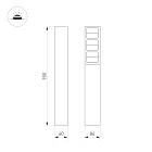 Светильник LGD-TILLIS-BOLL-H900-12W Warm3000 (GR, 92 deg, 230V) (Arlight, IP65 Металл, 3 года) Lednikoff