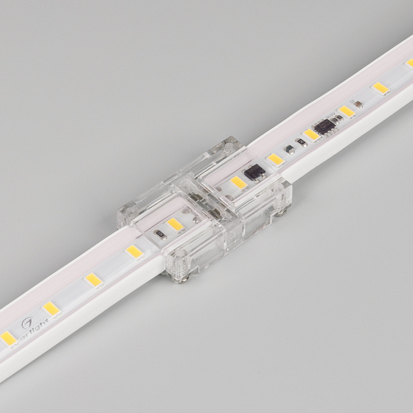 Коннектор прямой для ленты ARL-50000PV (15.5x6mm) прозрачный (Arlight, Пластик) Lednikoff