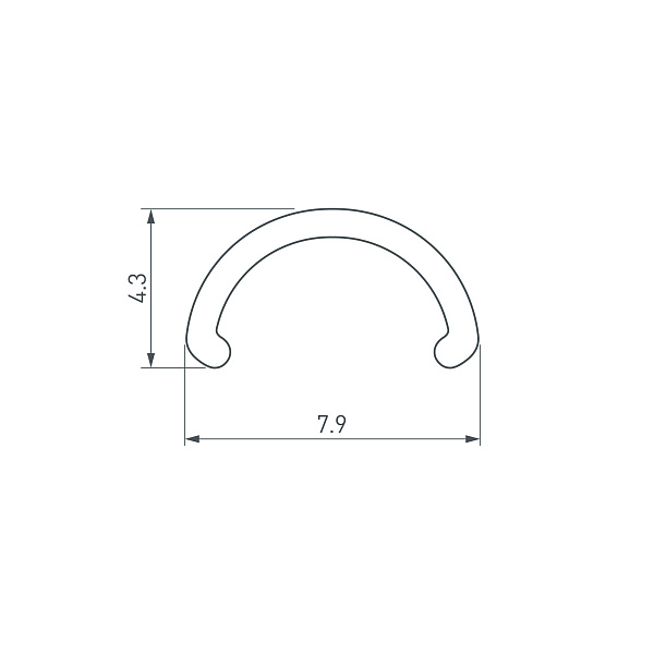 Экран ARH-ROUND-D8-2000 Round Opal (Arlight, Пластик) Lednikoff