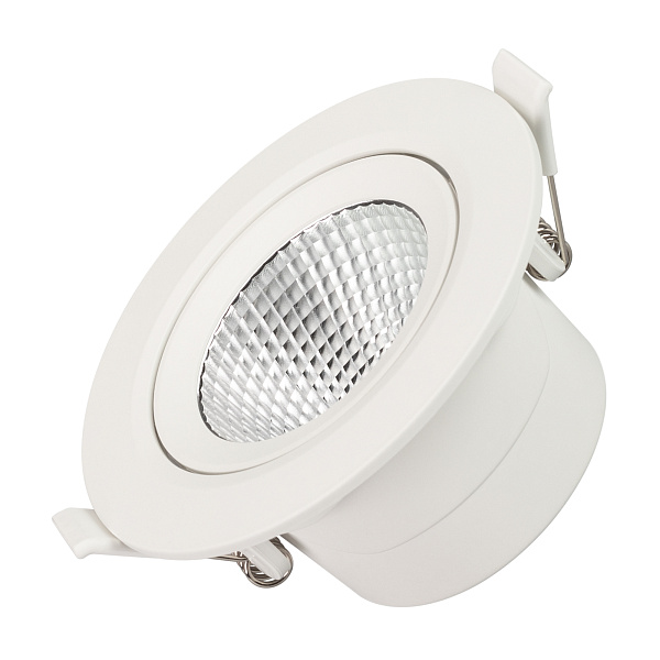 Светильник LTD-POLAR-TURN-R105-10W Warm3000 (WH, 36 deg, 230V) (Arlight, IP20 Пластик, 3 года) Lednikoff