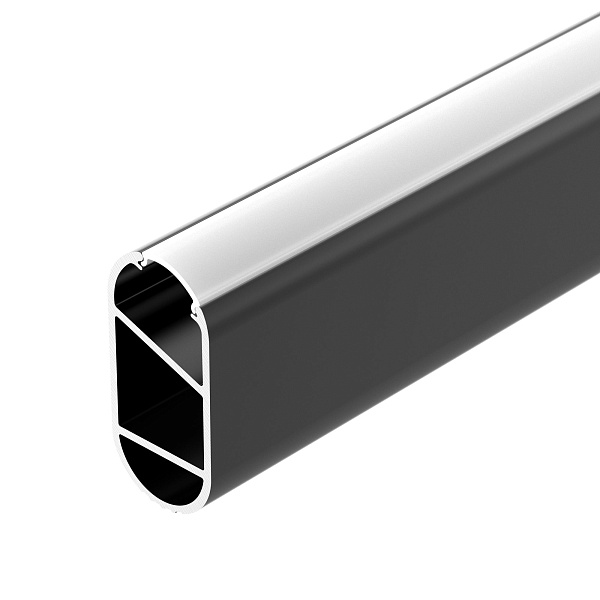 Профиль WARDROBE-1530-2000 ANOD BLACK (Arlight, Алюминий) Lednikoff