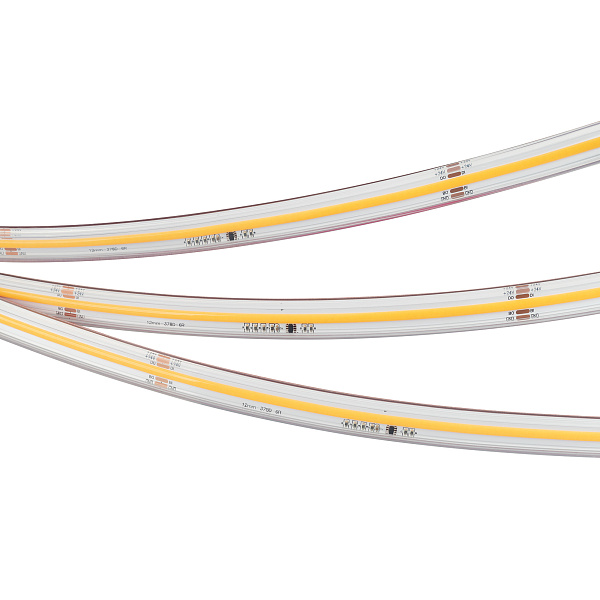 Светодиодная лента герметичная SPI-COB-PS-X378-14mm 24V Warm2700-PX63-BPT (7 W/m, IP67, 5m) (Arlight, бегущий огонь) Lednikoff