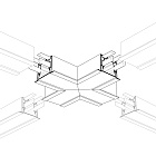 Угол S2-LINIA55-F-X90 крестовой (Arlight, Металл) Lednikoff