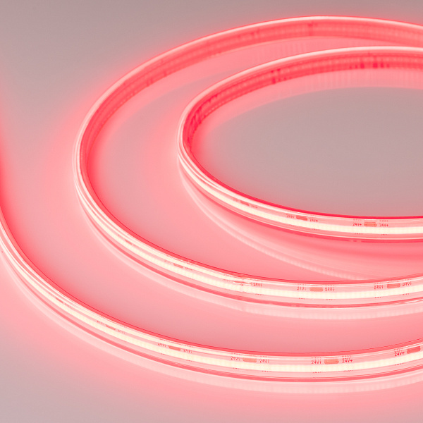 Светодиодная лента COB-5000PS-CSP-544-24V Red (10mm, 11.5W, IP67) (Arlight, -) Lednikoff