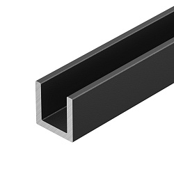 Профиль П-образный TECH-1010-3000 BLACK (Arlight, Алюминий)