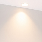 Светильник MS-FLOW-BUILT-R85-12W Warm3000 (WH, 15 deg, 230V) (Arlight, IP20 Металл, 5 лет) Lednikoff