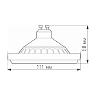 Лампа AR111-UNIT-GU10-15W-DIM Day4000 (WH, 120 deg, 230V) (Arlight, Металл) Lednikoff