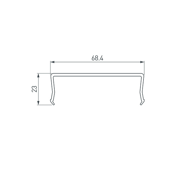 Экран SL-W68-2500 OPAL (Arlight, Пластик) Lednikoff