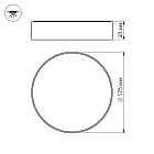 Светильник SP-RONDO-175B-16W White (Arlight, IP40 Металл, 3 года) Lednikoff