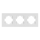 Рамка пластиковая FRM-PERIO-PL-3-WH (Arlight, -) Lednikoff