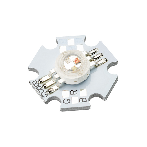 Мощный светодиод ARPL-Star-3W-EPA-RGB (350mA, W/W) (Arlight, Emitter) Lednikoff