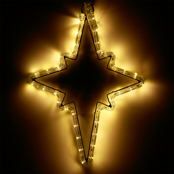 Фигура cветодиодная ARD-STAR-M3-380x250-36LED Warm (230V, 2.5W) (Ardecoled, IP65) Lednikoff