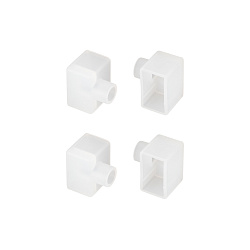 Заглушка WPH-FLEX-1018-SIDE WHITE с отверстием (Arlight, Силикон)