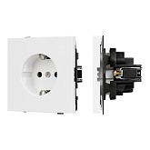Механизм электрической розетки SCT-TENDO-MEU1-PL-WH (230V, 16A) (Arlight, Белый)