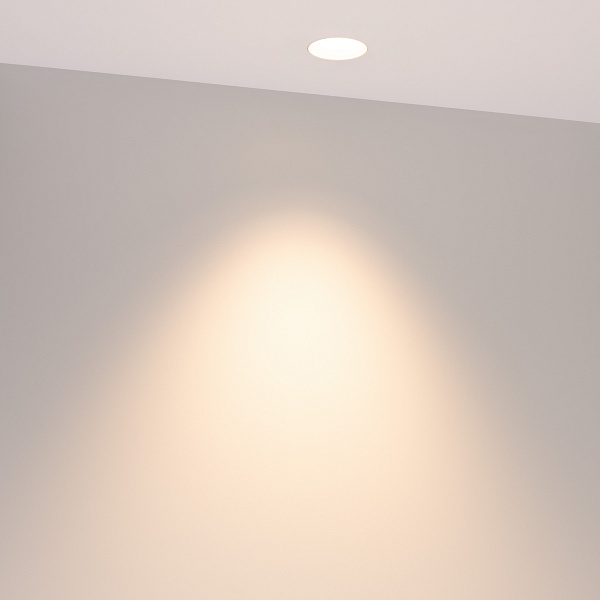Светильник MS-ARADO-TRIMLESS-R55-7W Warm2700 (WH-WH, 24 deg, 230V) (Arlight, IP20 Металл, 5 лет) Lednikoff