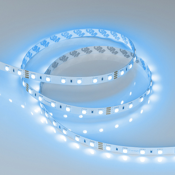 Светодиодная лента RT-B60-10mm 24V RGB (14.4 W/m, IP20, 5060, 5m) (Arlight, Открытый) Lednikoff