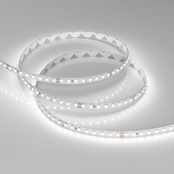 Светодиодная лента RT-A128-8mm 24V White6000 (10 W/m, IP20, 5m) (Arlight, высок.эфф.150 лм/Вт) Lednikoff