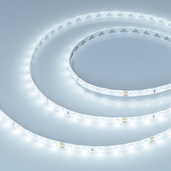 Светодиодная лента герметичная RTW-SE-A60-8mm 24V Cool 10K (4.8 W/m, IP65, 2835, 5m) (Arlight, -) Lednikoff