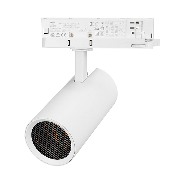 Светильник LGD-GERA-4TR-R74-20W Day4000 (WH, 24 deg, 230V) (Arlight, IP20 Металл, 5 лет)