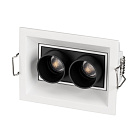 Светильник MS-ORIENT-BUILT-TURN-TC-S67x90-5W Warm3000 (WH-BK, 30 deg, 230V) (Arlight, IP20 Металл, 5 лет) Lednikoff