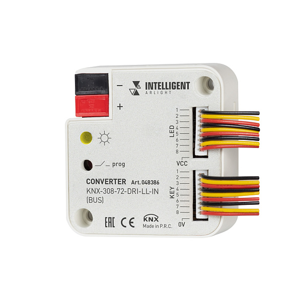 INTELLIGENT ARLIGHT Конвертер KNX-308-72-DRI-LL-IN (BUS) (IARL, IP20 Пластик, 2 года) Lednikoff