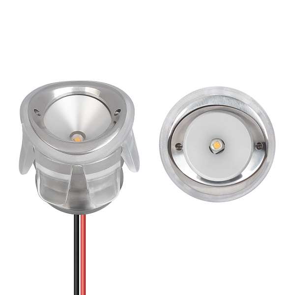 Светильник ALT-LODESTAR-HANDRAIL-R27-1.5W Warm3000 (SL, 70 deg, 12-24V) (Arlight, IP67 Металл, 3 года) Lednikoff