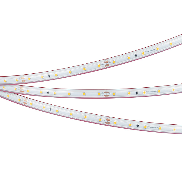 Светодиодная лента герметичная RTW-PS-A60-10mm 24V Warm3000 (4.8 W/m, IP67, 2835, 50m) (Arlight, 4.8 Вт/м, IP67) Lednikoff
