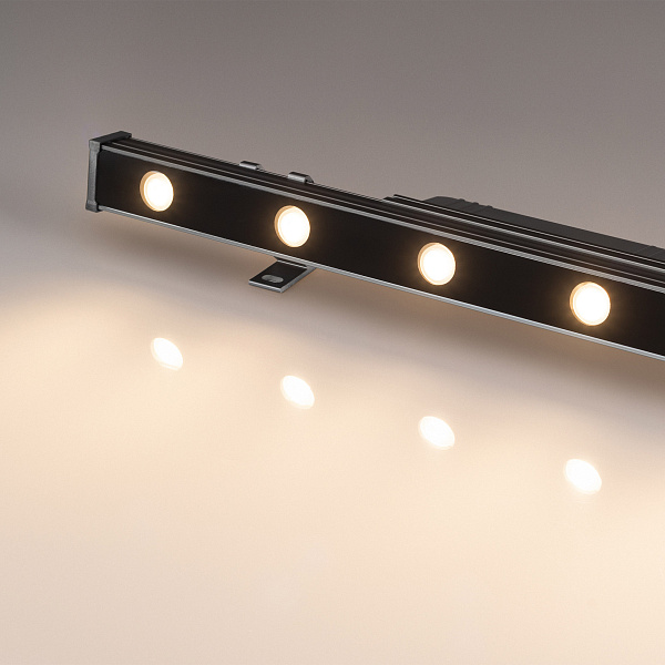 Линейный прожектор AR-LINE-500-6W Warm3000 (GR, 30 deg, 230V) (Arlight, IP65 Металл, 3 года) Lednikoff