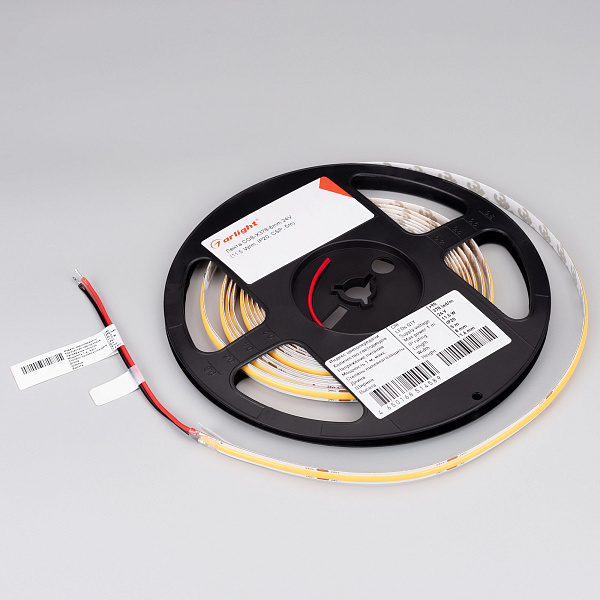 Светодиодная лента COB-X378-8mm 24V White6000 (11.5 W/m, IP20, CSP, 5m) (Arlight, -) Lednikoff