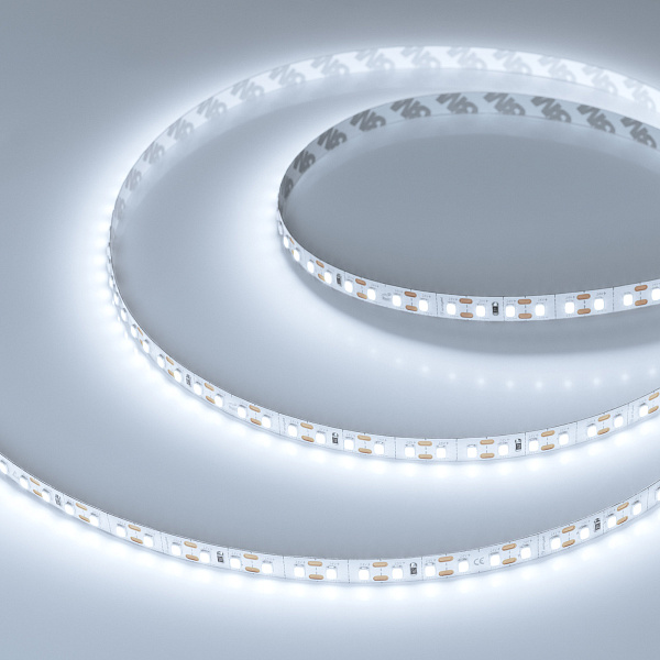 Светодиодная лента FC-A120-8mm 24V White6000-CX1 (10 W/m, IP20, 5m) (Arlight, резка 1 светодиод) Lednikoff