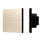 INTELLIGENT ARLIGHT Кнопочная панель SMART-DMX512-801-22-4G-4SC-DIM-IN Gold (230V, 2.4G) (IARL, IP20 Пластик, 5 лет) Lednikoff
