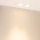 Светильник MS-VORTEX-BUILT-S250x140-2x30W Warm3000 (WH-WH, 30 deg, 230V) (Arlight, IP20 Металл, 5 лет) Lednikoff