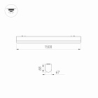 Светильник ALT-LARGO-1500-40W Warm3000 (WH, 120 deg, 230V) (Arlight, IP65 Пластик, 5 лет) Lednikoff