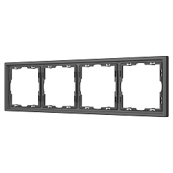 Рамка пластиковая FRM-NOBE-SFPL-4-GR (Arlight, Серый базальт)