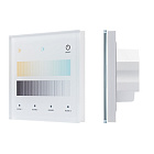 INTELLIGENT ARLIGHT Сенсорная панель SMART-DALI-301-11-1G-4SC-DT8 Белая (230V, встраиваемая, 2.4G) (IARL, IP20 Пластик, 5 лет) Lednikoff