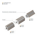 Профиль с экраном SL-MINI-3-H10-F12-2000 IRON GREY (Arlight, Алюминий+пластик) Lednikoff