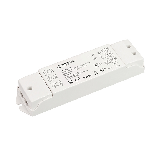 INTELLIGENT ARLIGHT Конвертер SMART-0-10V-302-72-SH-DRI-PD-SUF (230V, 2x20mA, TUYA Wi-Fi, 2.4G) (IARL, IP20 Пластик, 5 лет) Lednikoff