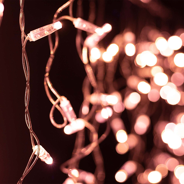 Светодиодная гирлянда ARD-EDGE-CLASSIC-2400x600-CLEAR-88LED-STD Rose Gold (230V, 6W) (Ardecoled, IP65) Lednikoff