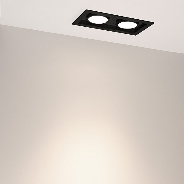Светильник MS-VORTEX-BUILT-S210x117-2x20W Day4000 (BK-BK, 40 deg, 230V) (Arlight, IP20 Металл, 5 лет) Lednikoff