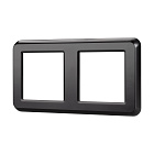 Рамка пластиковая FRM-VERSA-PL-2-BK (Arlight, -) Lednikoff