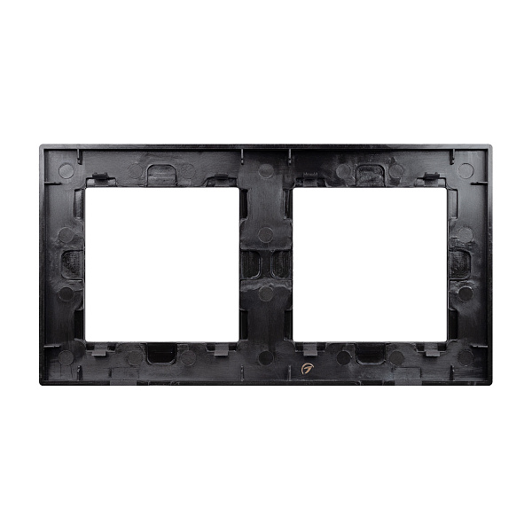 Рамка алюминиевая FRM-PRESTO-ALS-2-BK (Arlight, -) Lednikoff