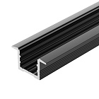 Профиль SL-SLIM-H13M-F25-2000 BLACK (Arlight, Алюминий) Lednikoff