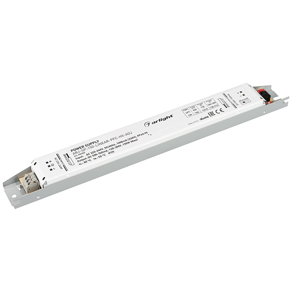 Блок питания ARJ-SP-150-LINEAR-PFC-HV-ADJ (150W, 500-700mA) (Arlight, IP20 Металл, 5 лет) Lednikoff