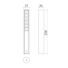 Светильник SP-ARTE-SIX-L227-3W Day4000-MIX (BK, 32 deg, 5V, 1A) (Arlight, IP20 Металл, 2 года)