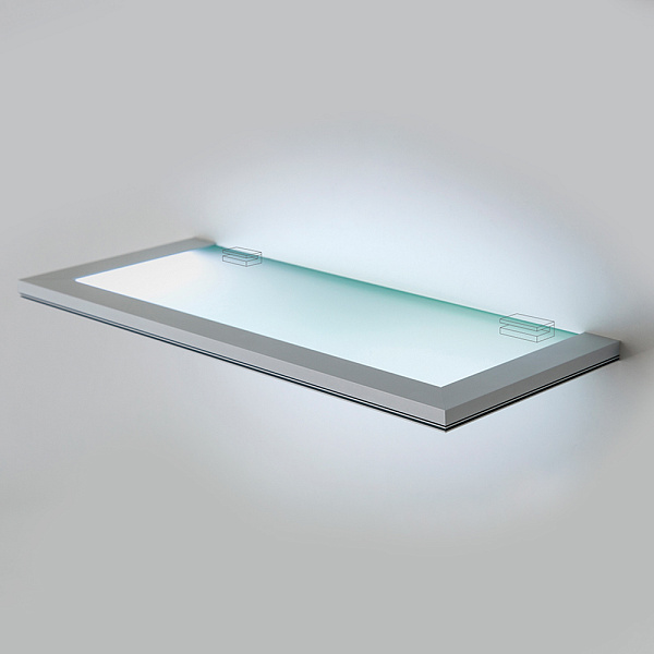 Профиль KLUS-GLASS-810-2000 ANOD (Arlight, Алюминий) Lednikoff