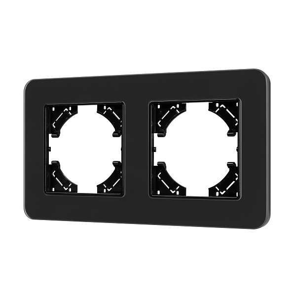 Рамка стеклянная FRM-OMALI-SFGS-2-BK (Arlight, -) Lednikoff